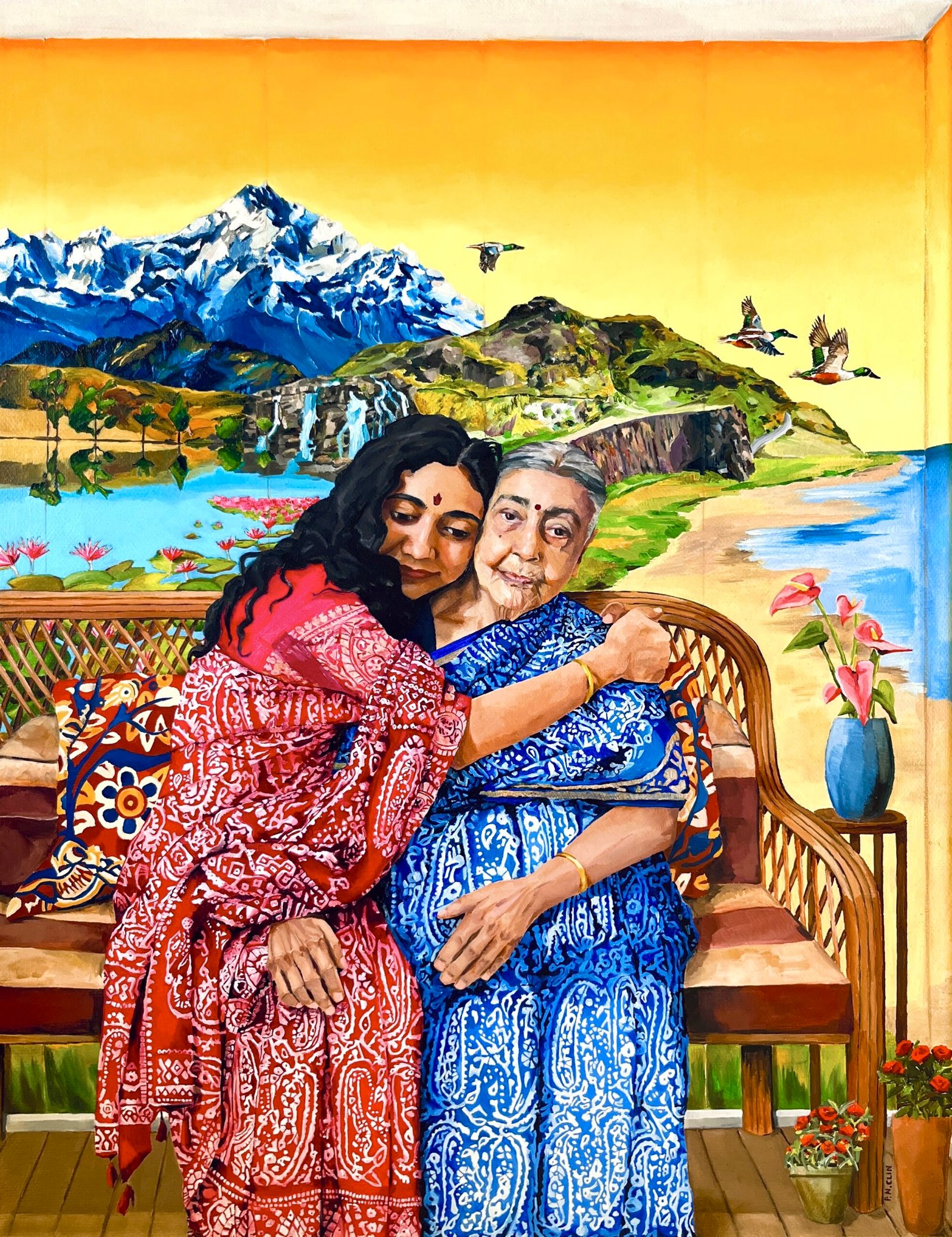 Gita and Her Granddaughter
